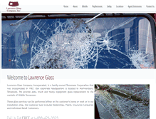 Tablet Screenshot of lawrenceglass.com